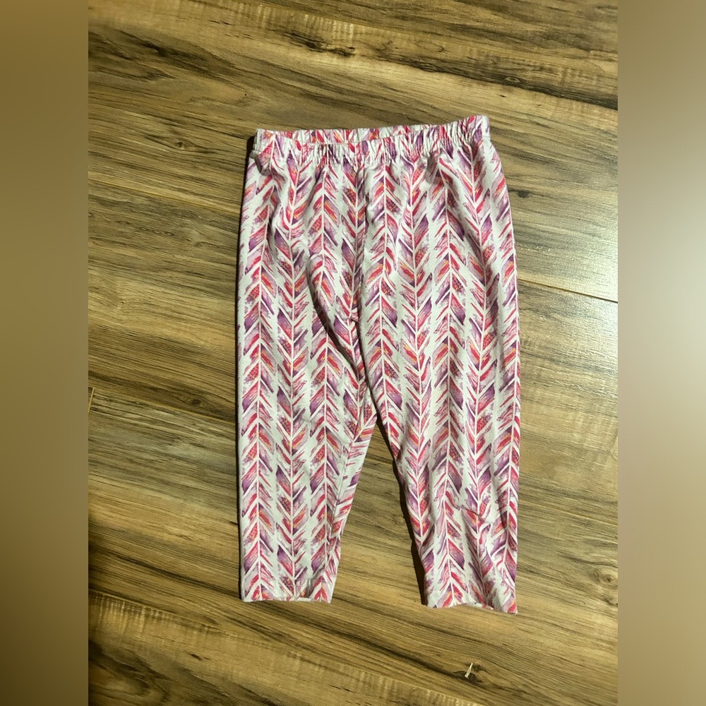 Cute toddler feather pants